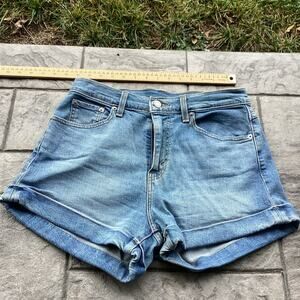 Levi's Women's Blue Denim Shorts